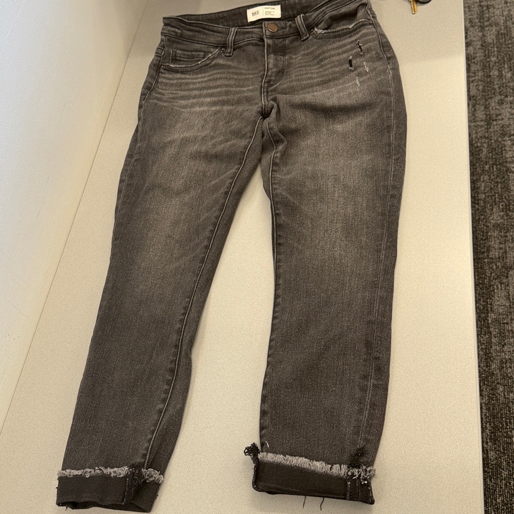 BKE Women's Skinny Jeans in Gray